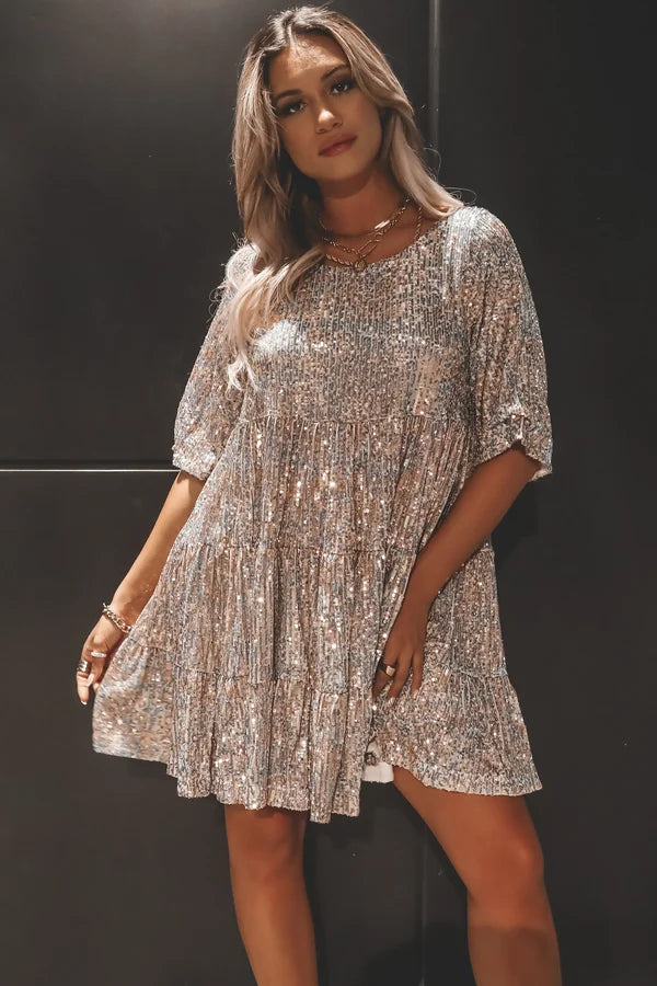 Sara Womens Elegant Dress Dress with Relaxed Fit and Smart Casual Fashion