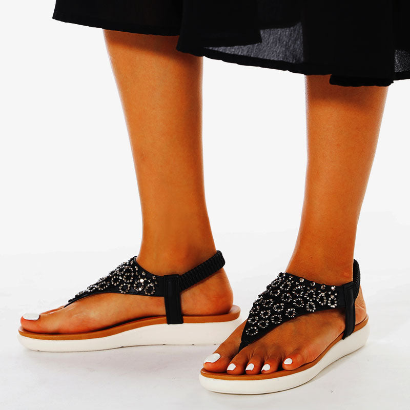 Ankle Strap Casual Elastic Fashion Sandals