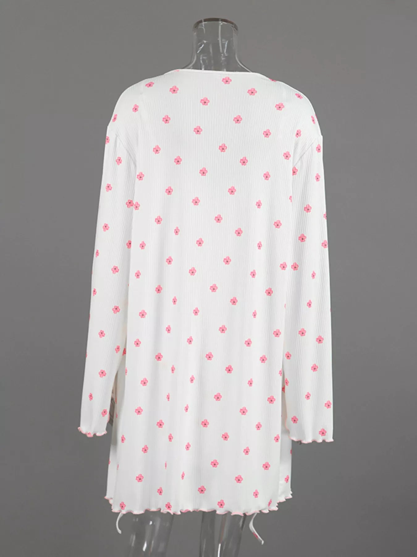 Floral Print Cami Dress and Cardigan Lounge Set