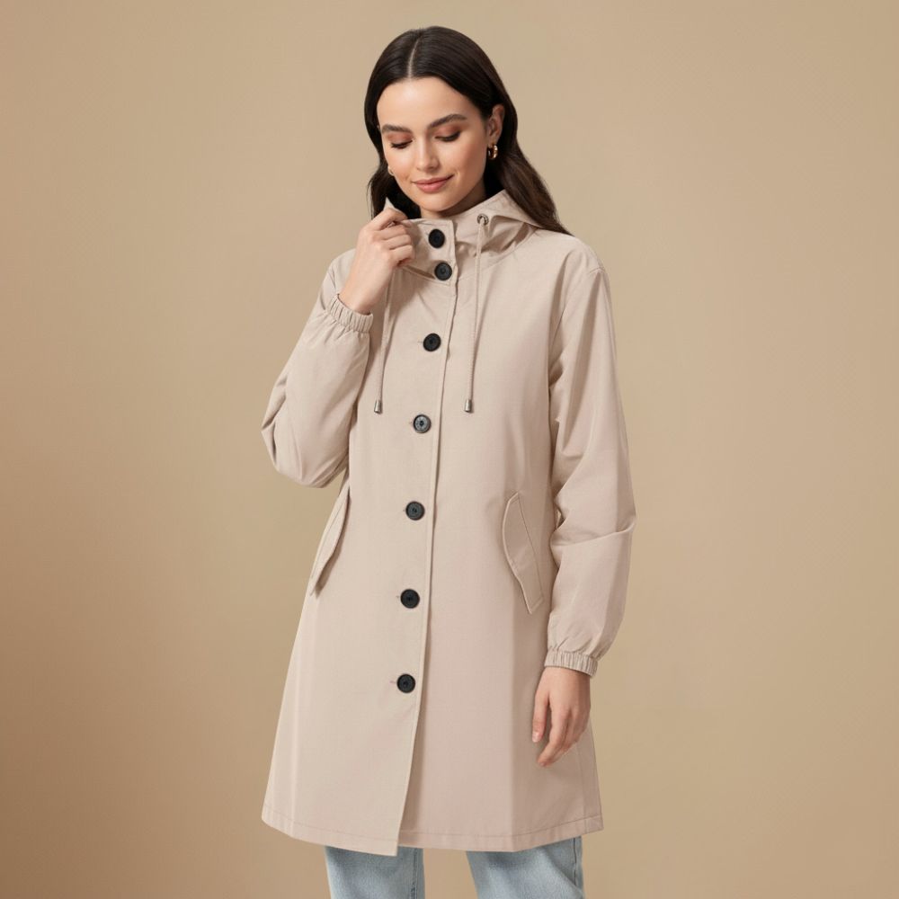 Loose-Fit Hooded Windbreaker
