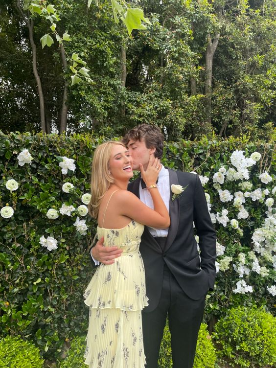 Trendy A-line Tiered Prom Dress,Formal Gown cc1228