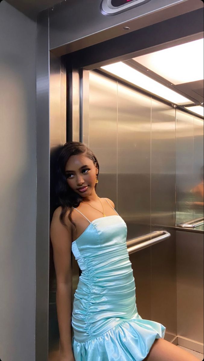 Blue Sheath Short Evening Dress Cocktail Dresses Short Party Dress