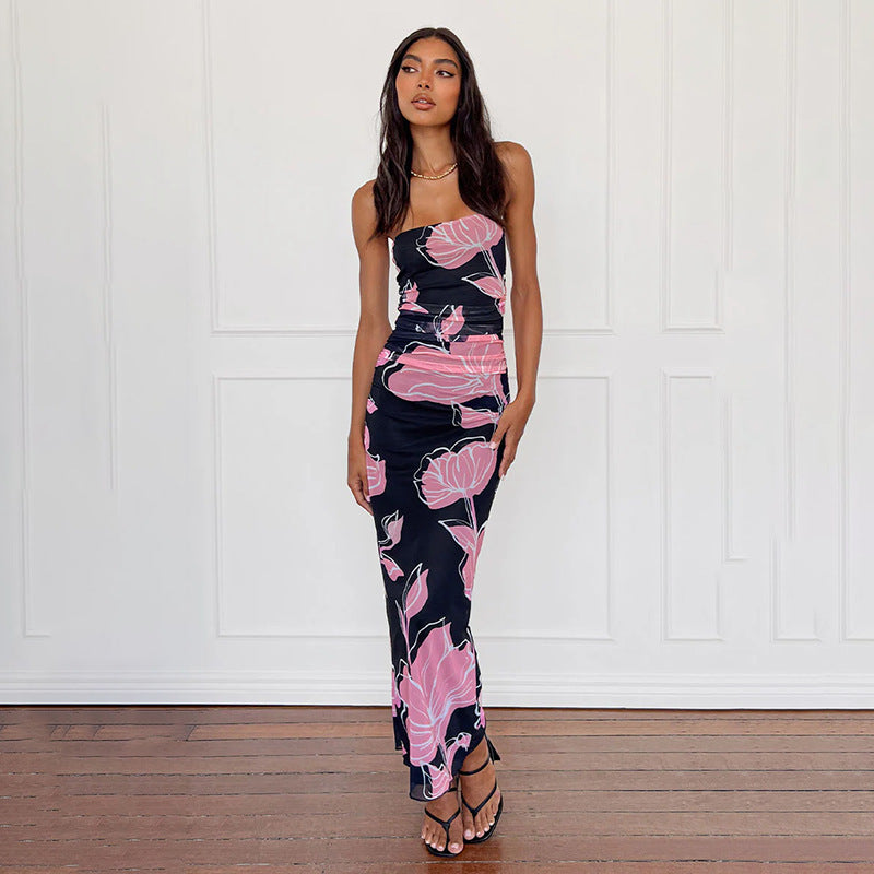 Helberg Maxi Dress - Pink