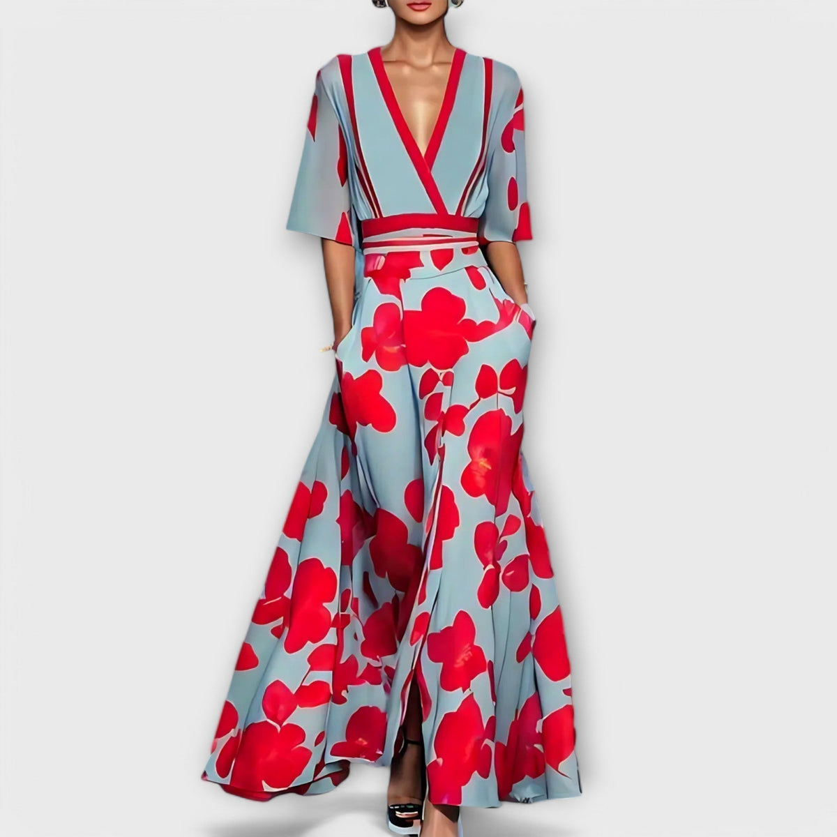Elise - Floral Wallet Dress