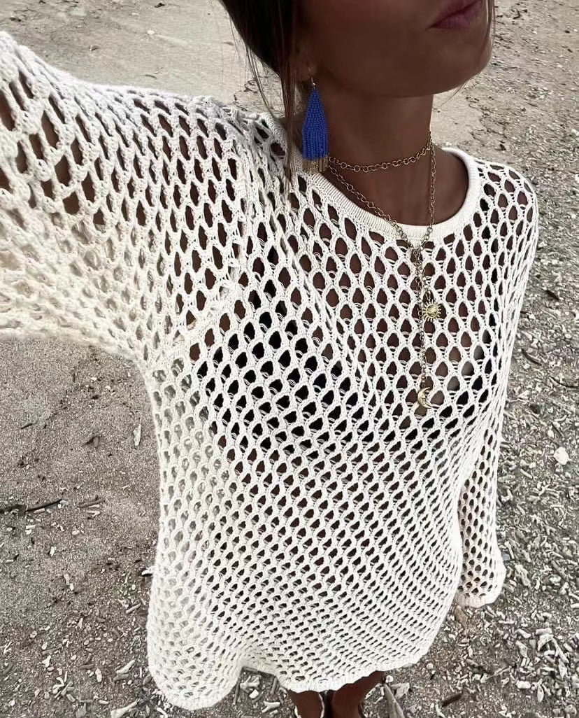 Brunei Cover Up Dress - White