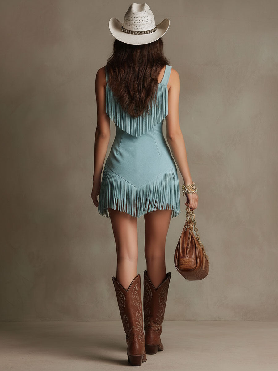 Charlotte | Tassel Mini Dress