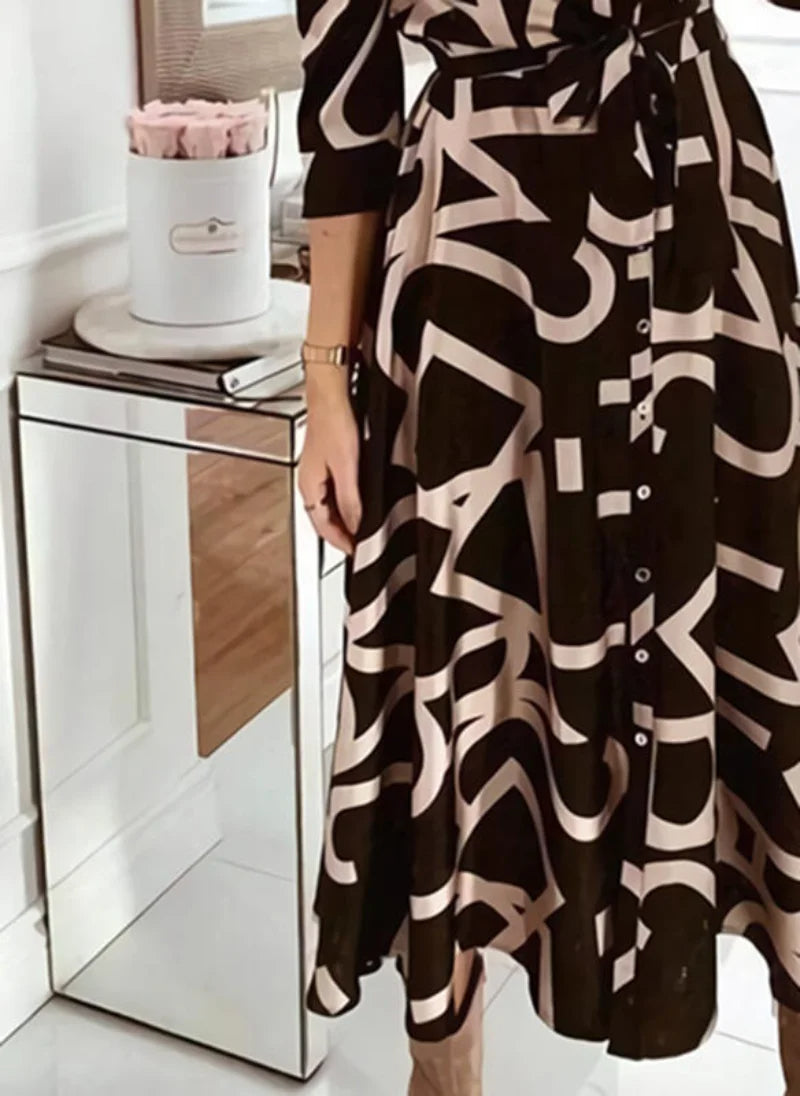 Jazmin Beautiful Autumn Dress Dress with Minimalist Everyday Styling