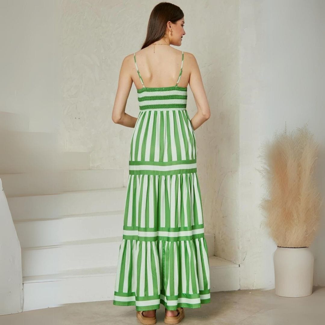 Juana Minimalist Maxi Dress Elevated Occasion Wear