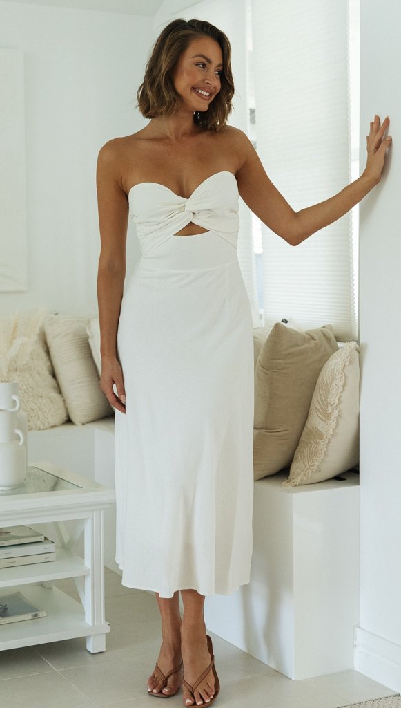 Calico Dress White