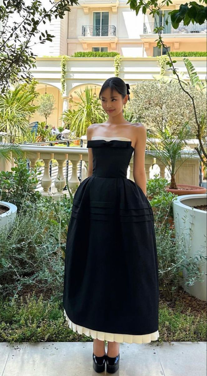 A Line Black Prom Party Dress Long Formal Evening Dress fg7489