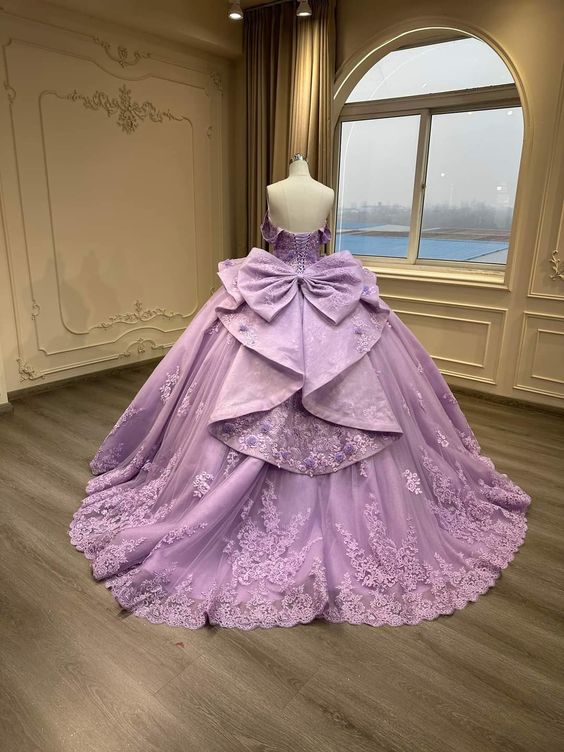 Off The Shoulder Quinceanera Dresses Birthday Party Prom Princess Ball Gown