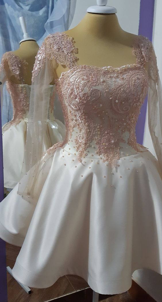 Cute Short Graduation Dress, Short Prom Dress Formal Dress