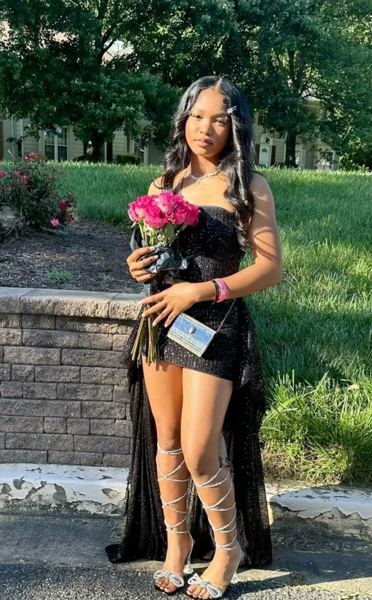 Black Sequin Homecoming Dress Short Evening Dress Cocktail Dresses Short Party Dress