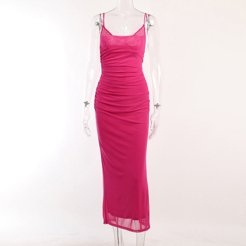 Jasmine Dress Rose Red