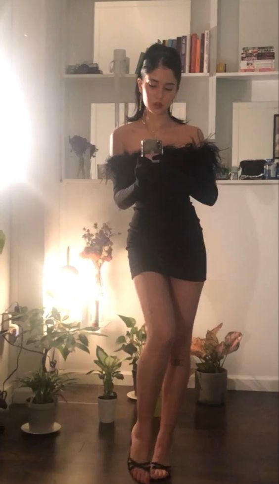 Black Sexy Off The Shoulder Short Prom Party Dresses