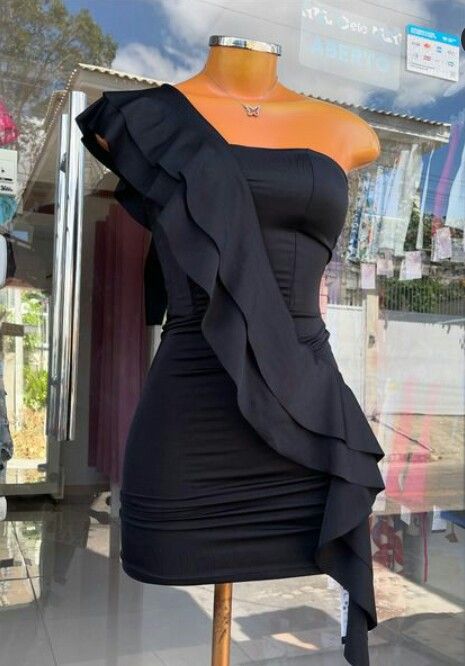 Black Short Evening Dress Homecoming Dress Short Party Dress