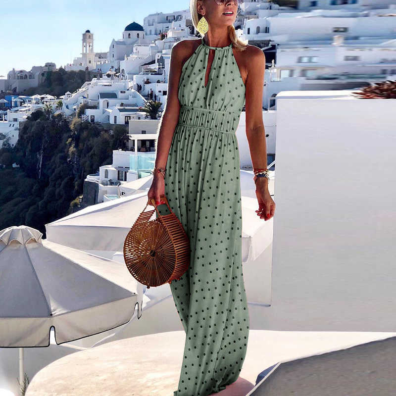 Reina Elevated Boho Maxi Dress with Halterneck Statement Occasion Edit