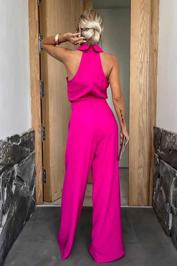 Arita Jumpsuit - Rose Red