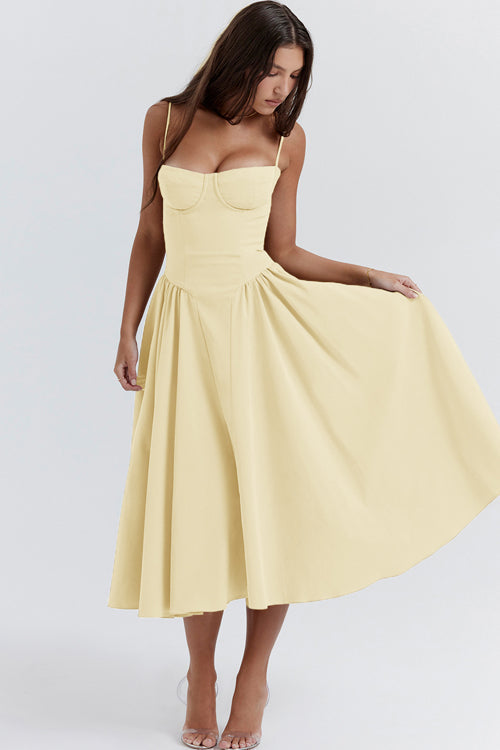 Longing For Love Strap Bustier Midi Dress - 8 Colors 16