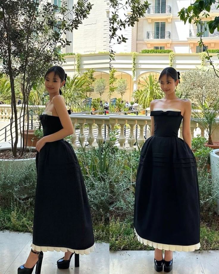 A Line Black Prom Party Dress Long Formal Evening Dress fg7489