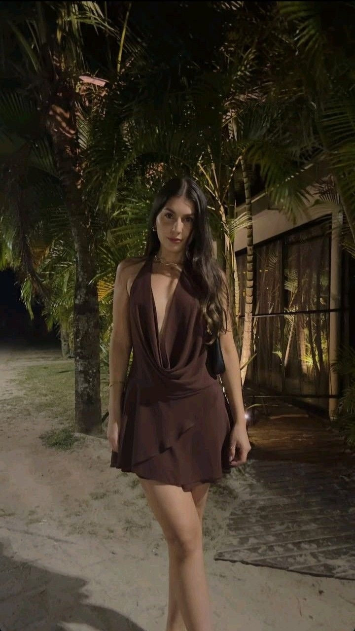 Brown Short Evening Dress Cocktail Dresses Short Party Dress