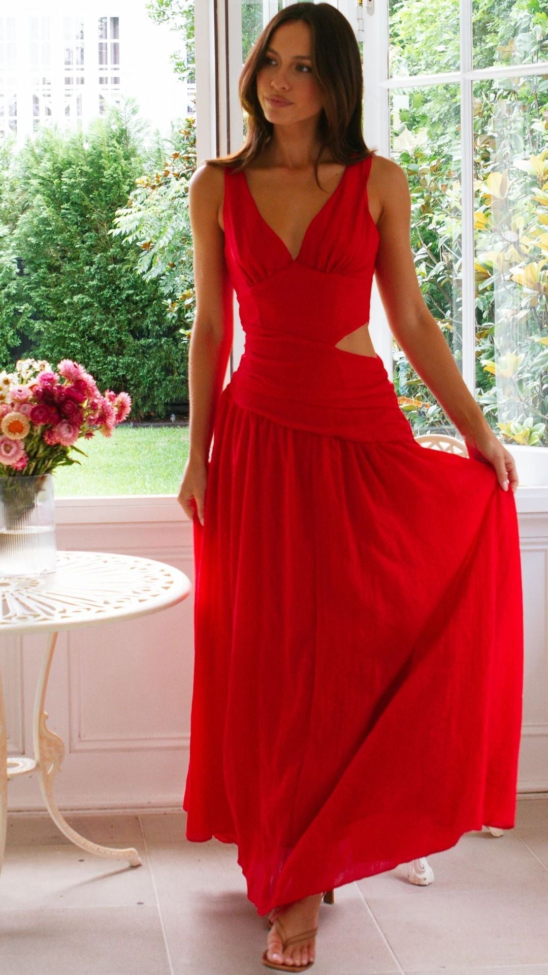 Cherry Dream Dress Red
