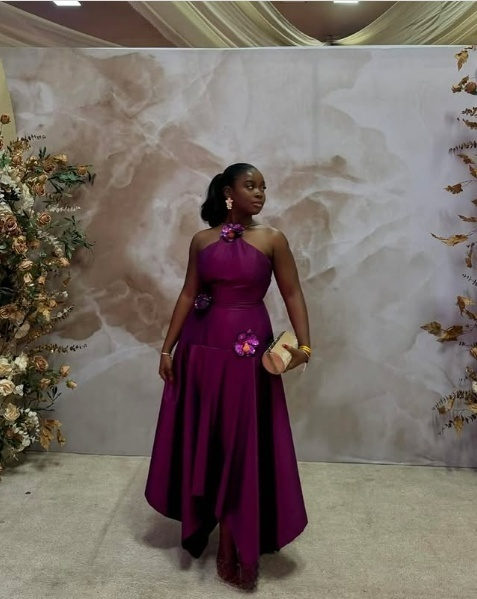 Purple Maxi dress Sleeveless Evening Prom Dress   fg7585