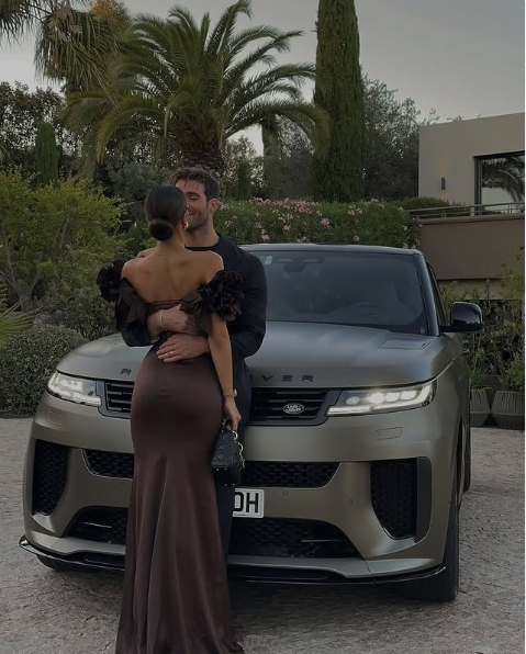 Brown Off The Shoulder Long Prom Dress Formal Dress