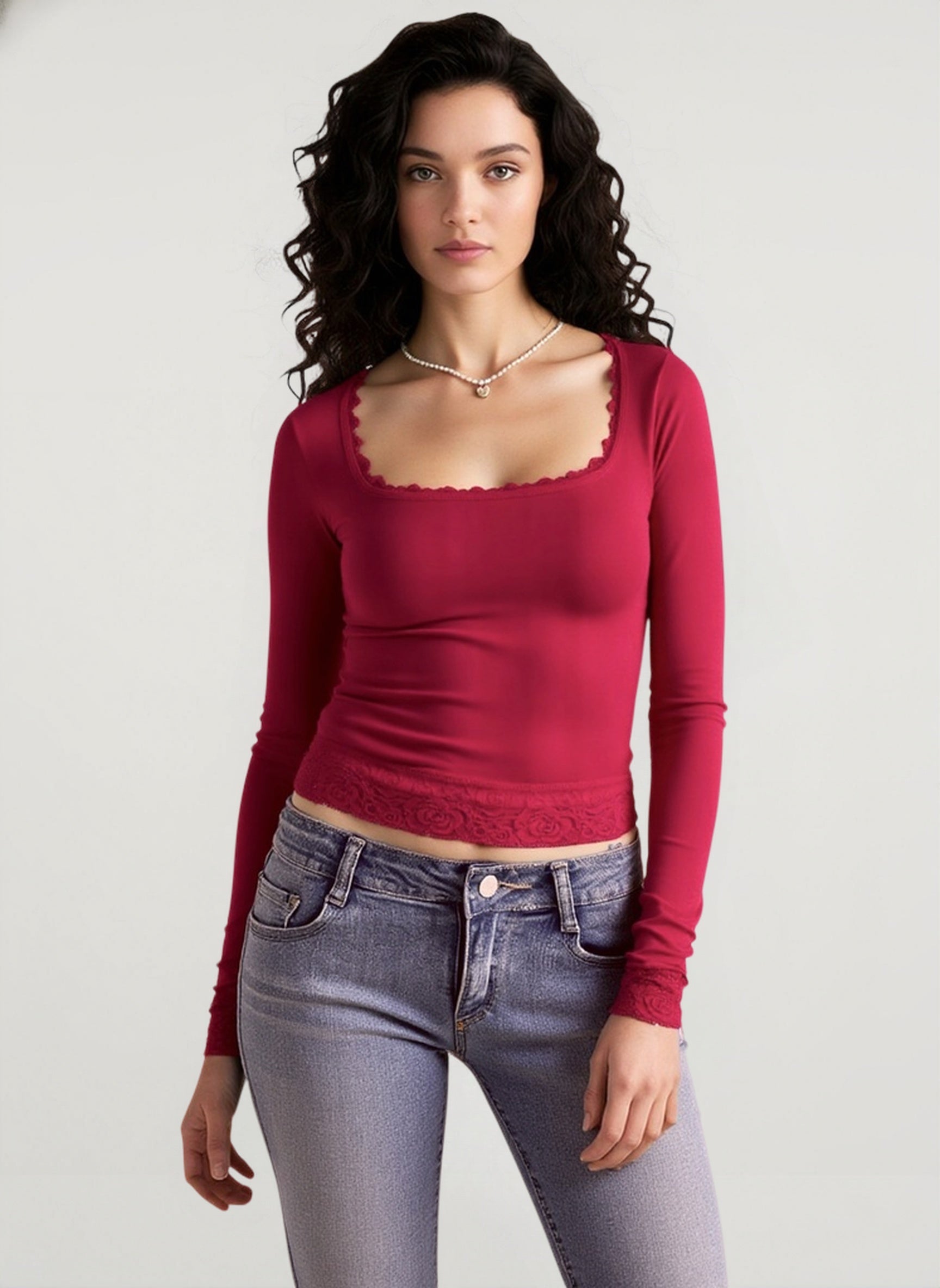 Lace Crop Top