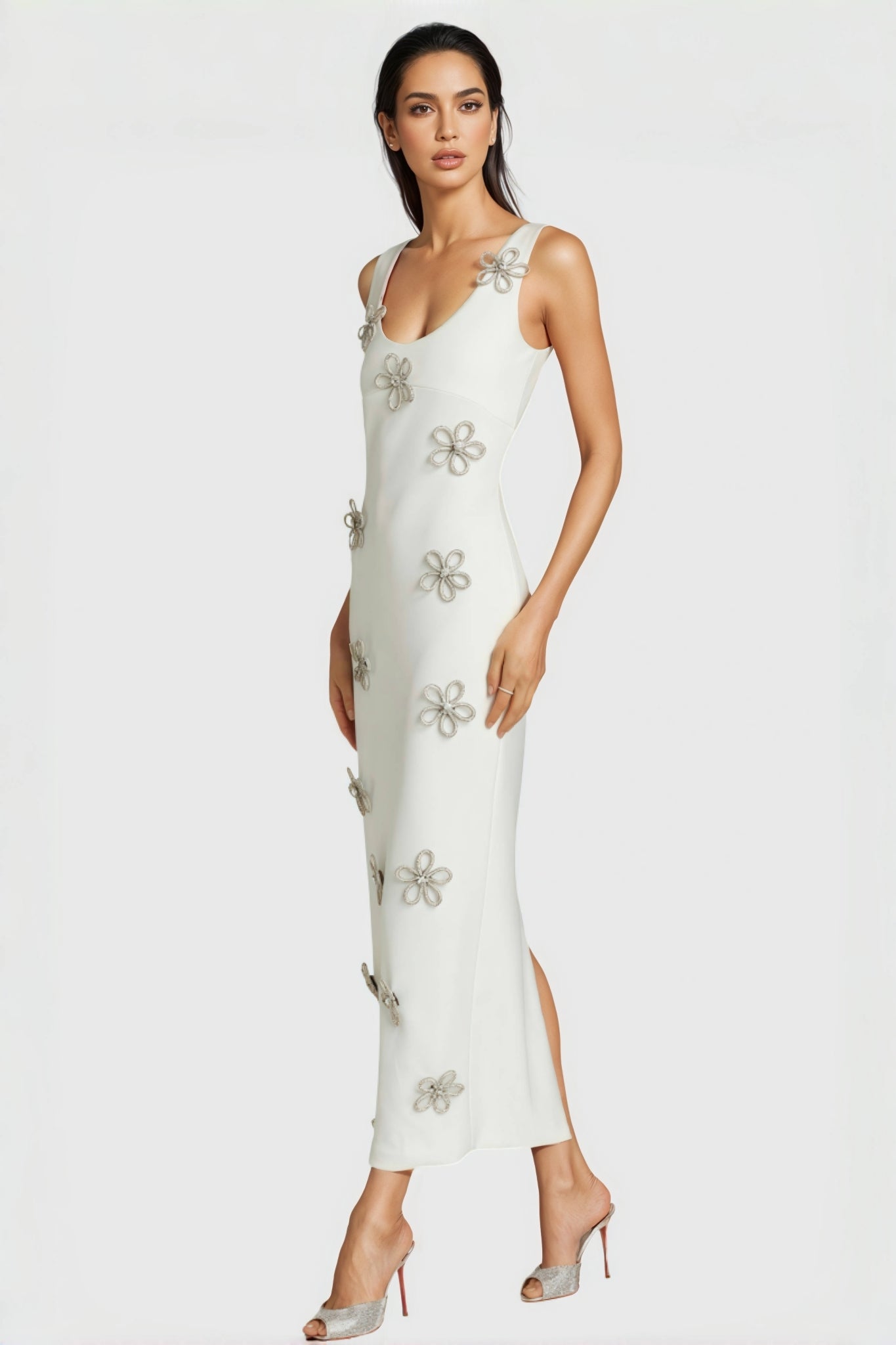 Kimb Floral Diamonds Maxi Dress - View 3