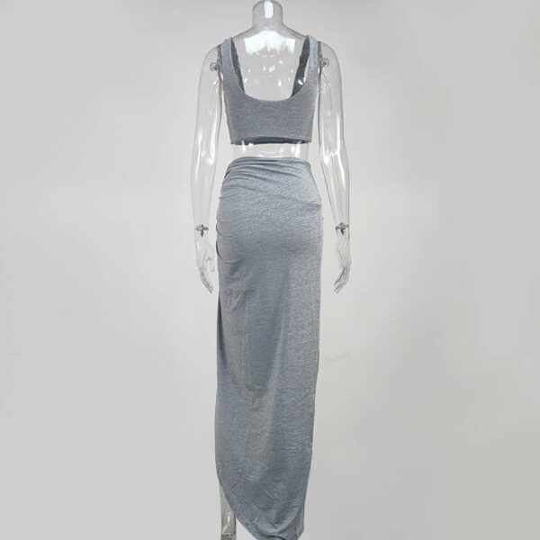 Baddie B Co-ord -Grey
