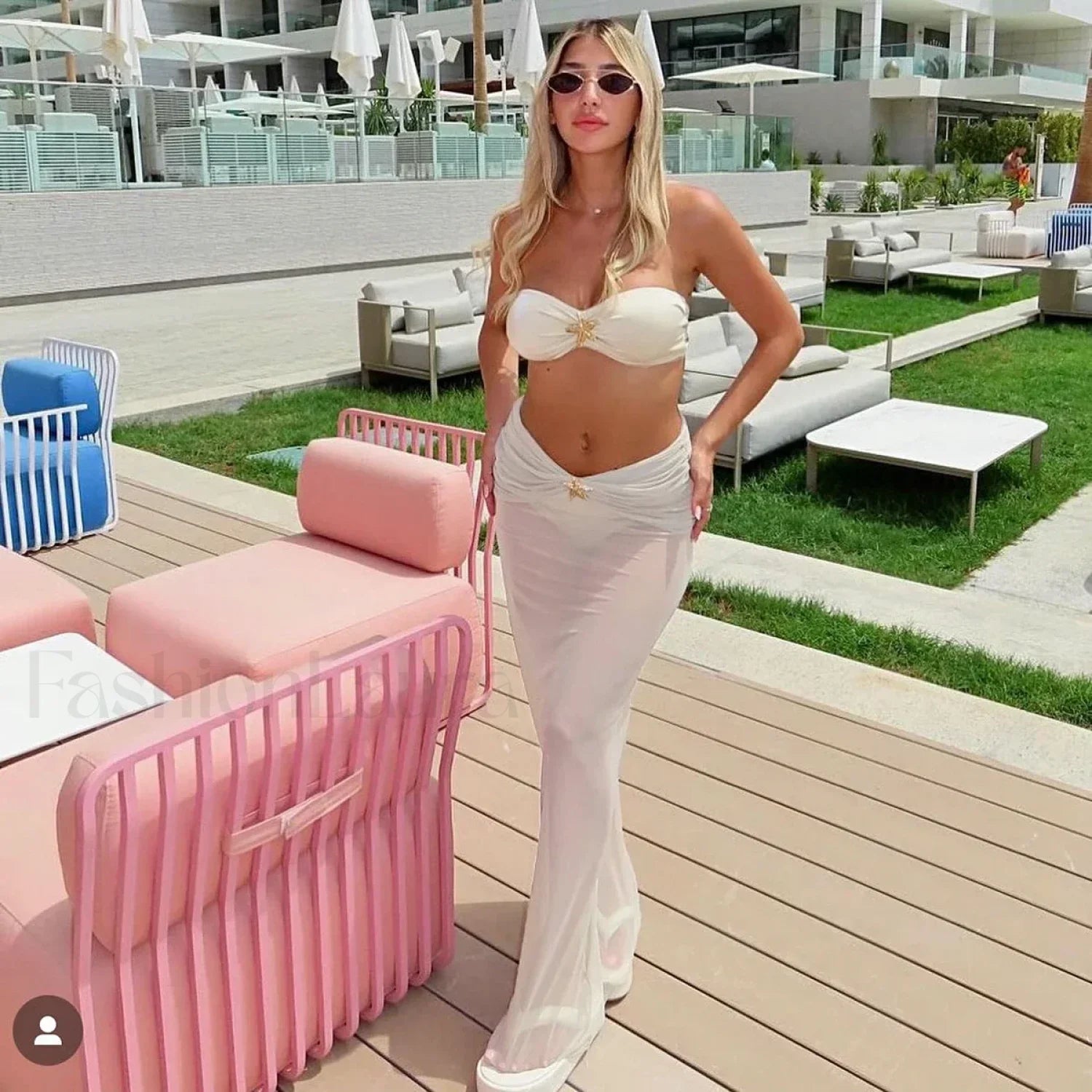 3-Piece Maxi Dress Bikini Set