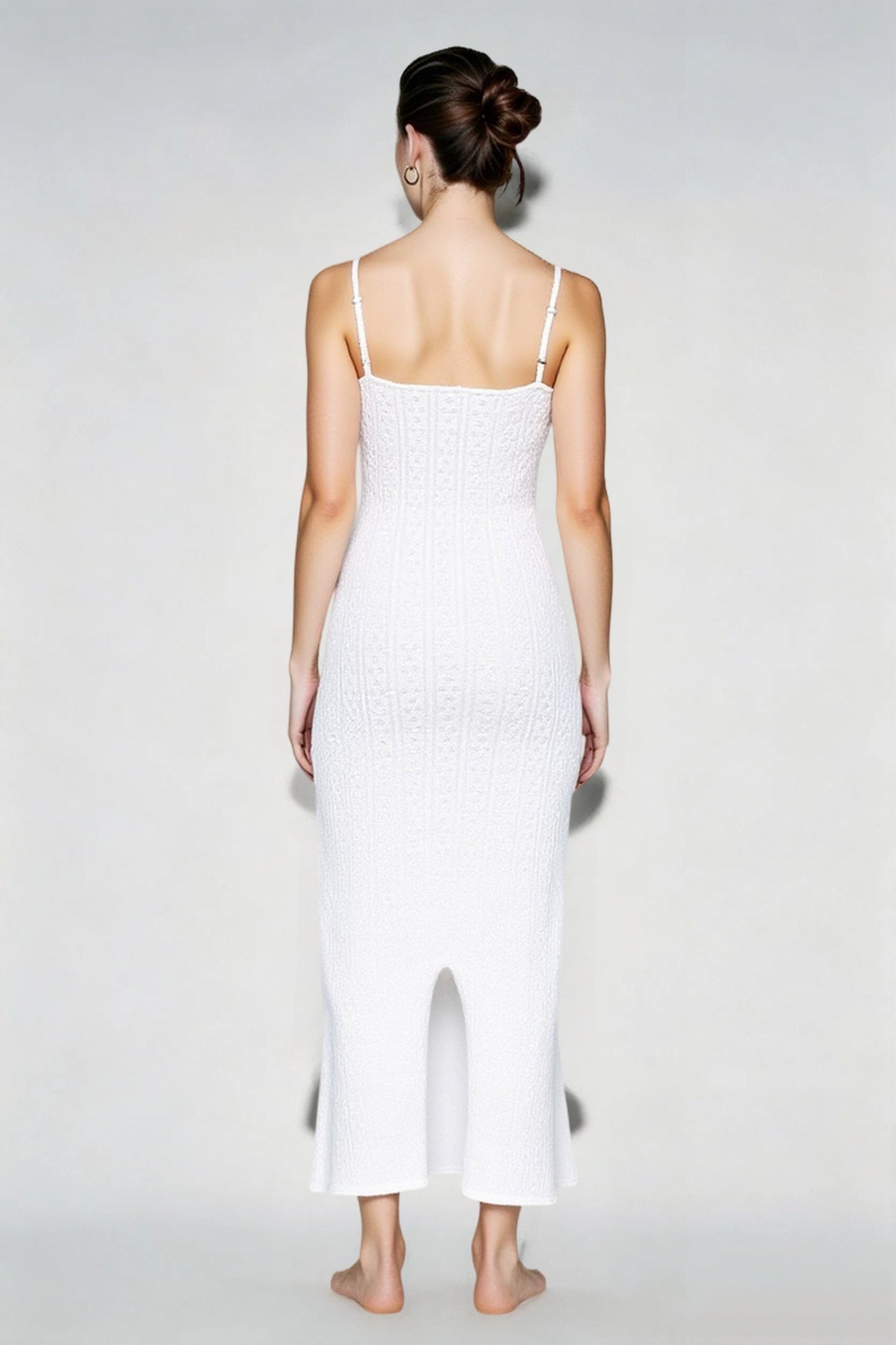 Knit Cami Cutout Fashionable Sweater Dress