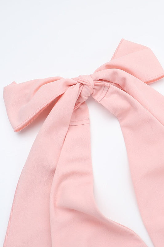 Elegant Deep V Halter Backless Maxi Party Dress