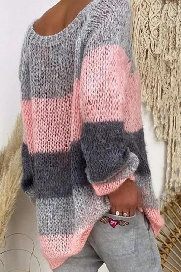 Just The Way You Are Colorblock Sweater