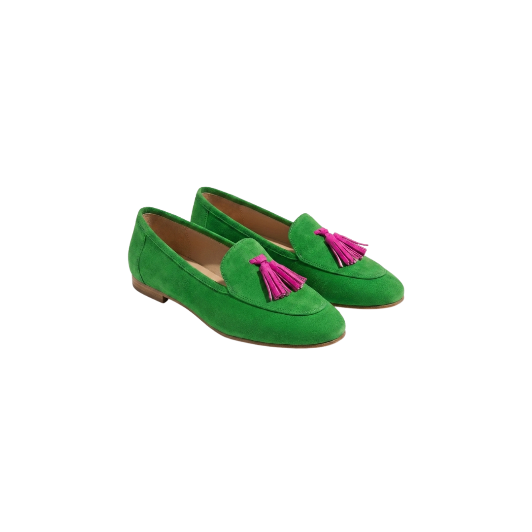 Suede Look Tassel Loafers