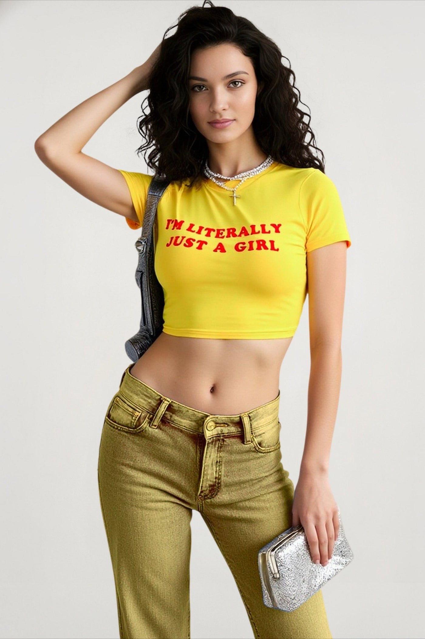 Vintage Y2K Crop Top T-shirts