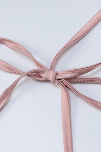 Crystal Chain Low-Back Slip Dress