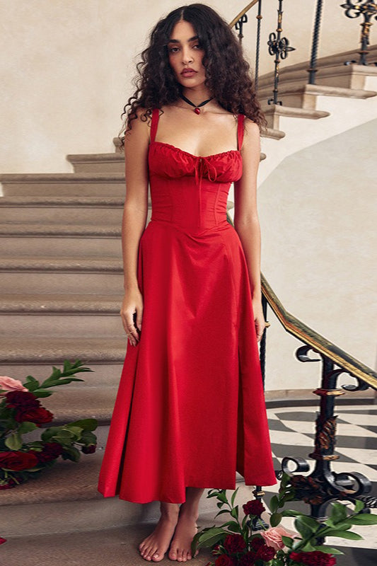 Bustier A-Line Slip Dress