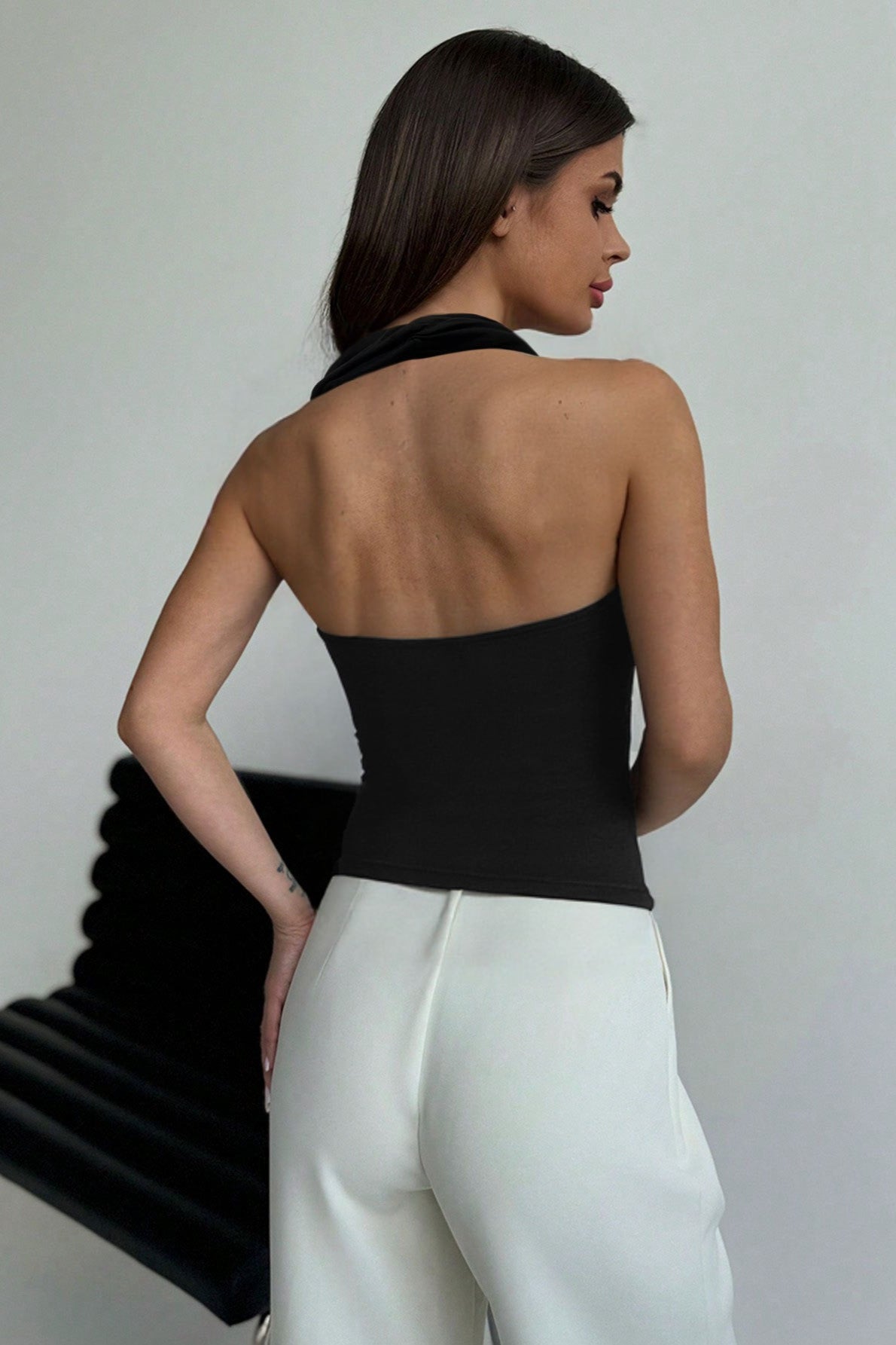 Backless Crop Top