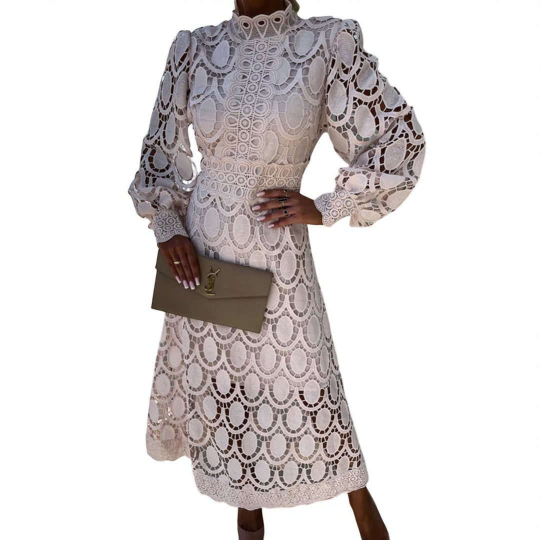 Charlize™ - Romantic lace dress White