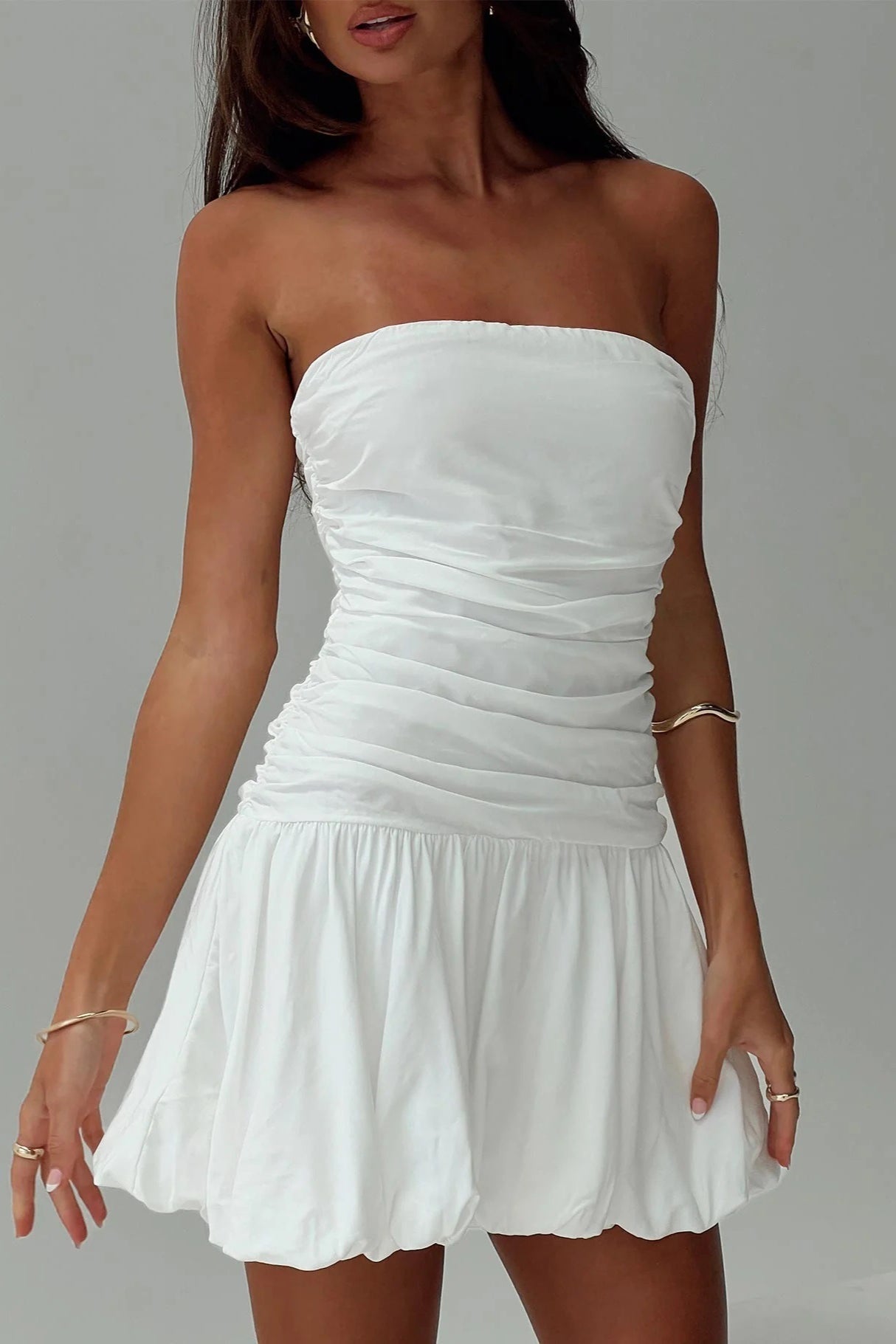 Strapless Bodycon Mini Party Dress