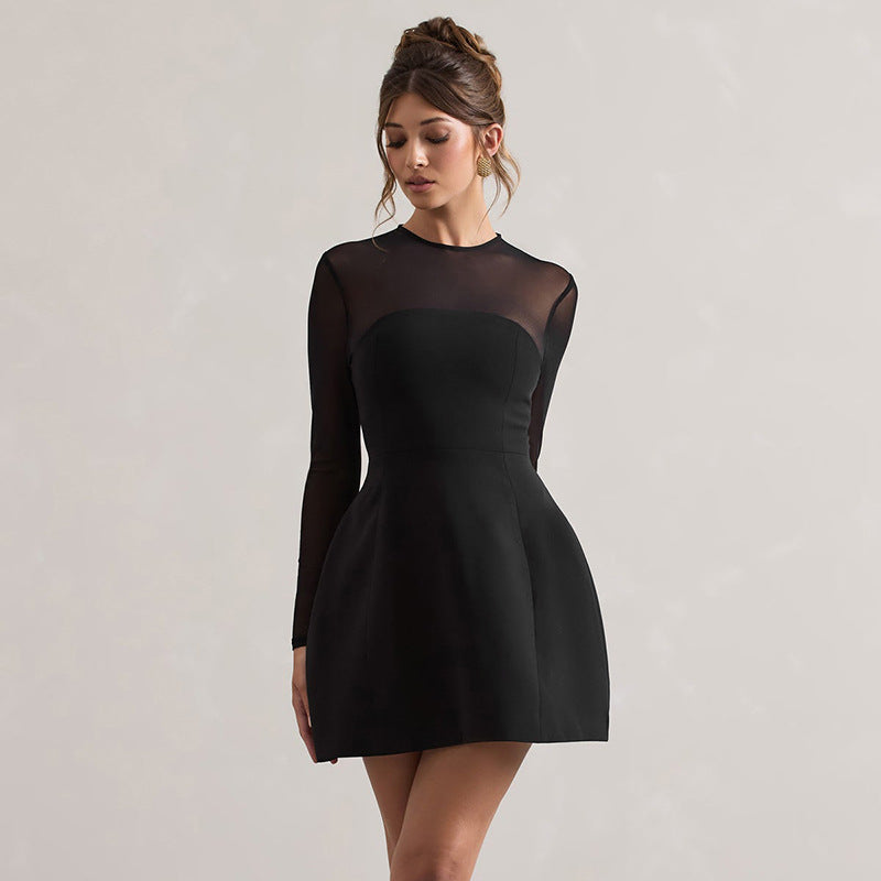 Rhythm Mini Dress Black