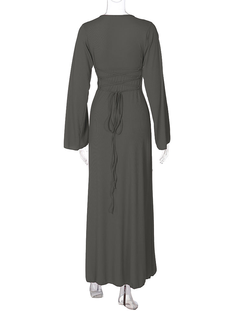 Elizabeth Maxi Dress - Grey
