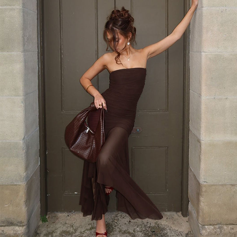 Felipe Dress Brown