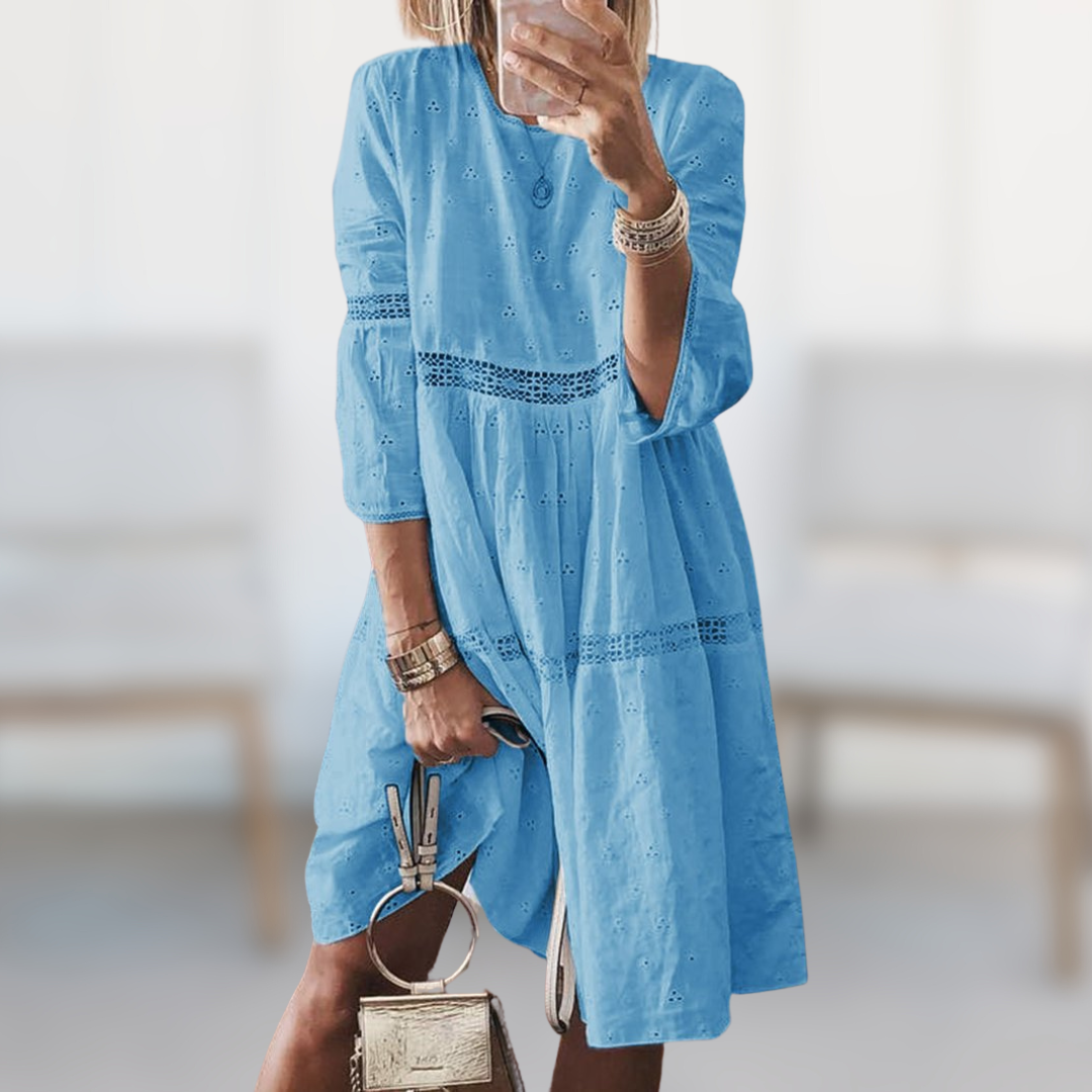 Mónica Exclusive Embroidered Dress Designer Edit