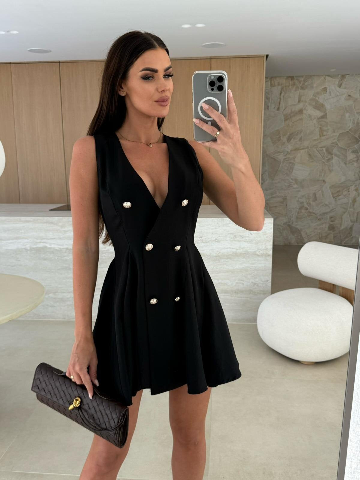 Sirico Mini Dress - Black