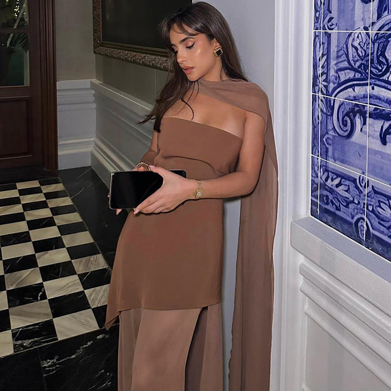 Carbon Dress Brown