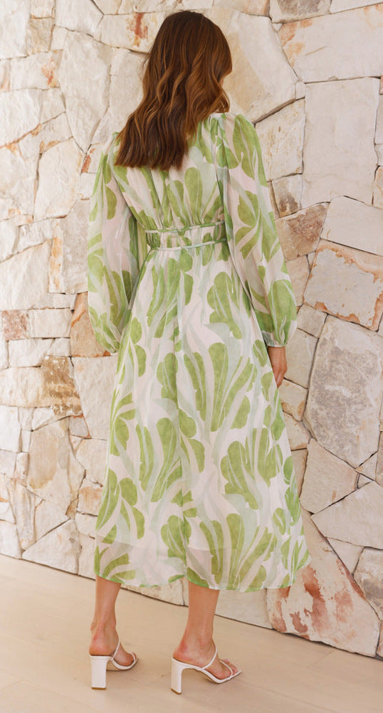 Sideris Midi Dress Green