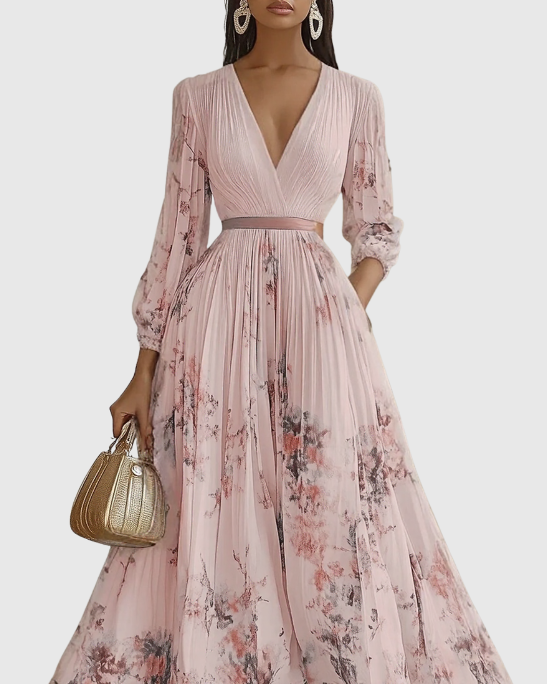 Rowella - Pleated Maxi Dress